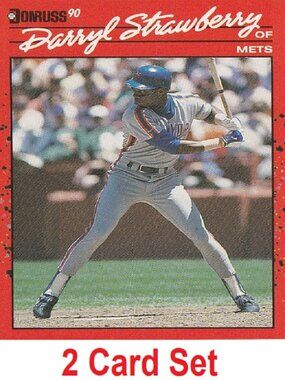 Darryl Strawberry Baseball Card Collection